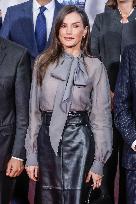 Queen Letizia At CEOE Foundation 40th Anniverssary - Madrid