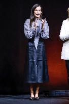 Queen Letizia At CEOE Foundation 40th Anniverssary - Madrid