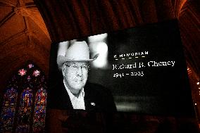 Dick Cheney funeral service - Washington