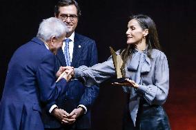 Queen Letizia At CEOE Foundation 40th Anniverssary - Madrid