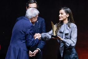 Queen Letizia At CEOE Foundation 40th Anniverssary - Madrid