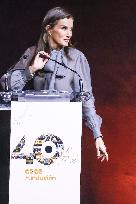 Queen Letizia At CEOE Foundation 40th Anniverssary - Madrid