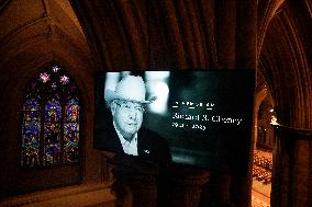 Dick Cheney funeral service - Washington