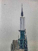 Rouen Cathedral Spire - Illustration