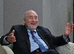 Nobel Laureate Joseph Stiglitz During an Interview - Hong Kong
