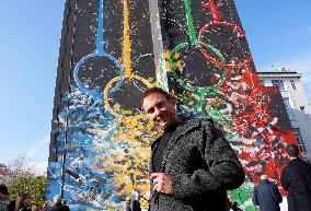 Inauguration of The Mural Open to Life - Milan