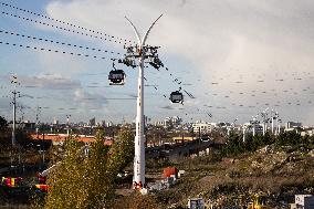 Firefighter evacuation exercice on urban cable car - Limeil-Brevannes