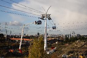 Firefighter evacuation exercice on urban cable car - Limeil-Brevannes