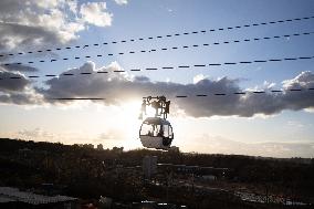 Firefighter evacuation exercice on urban cable car - Limeil-Brevannes