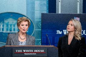 Ed. Secretary McMahon, WH Secretary Leavitt Host Press Briefing at White House