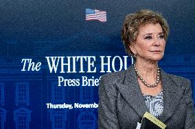 Ed. Secretary McMahon, WH Secretary Leavitt Host Press Briefing at White House