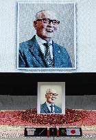 Memorial ceremony for Japanese baseball legend Nagashima