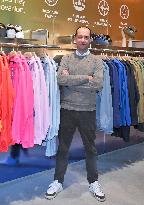 Luca Lo Curzio At K-Way Store Opening - Milan