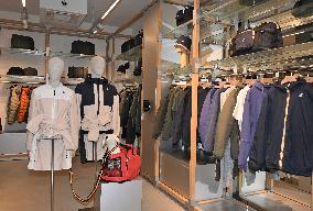 Luca Lo Curzio At K-Way Store Opening - Milan