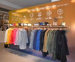 Luca Lo Curzio At K-Way Store Opening - Milan