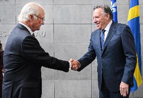 King Carl XVI Gustaf and Queen Silvia Visit Montreal