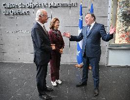 King Carl XVI Gustaf and Queen Silvia Visit Montreal