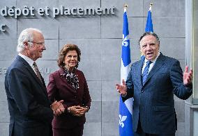 King Carl XVI Gustaf and Queen Silvia Visit Montreal