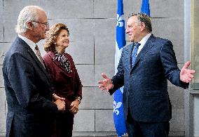 King Carl XVI Gustaf and Queen Silvia Visit Montreal