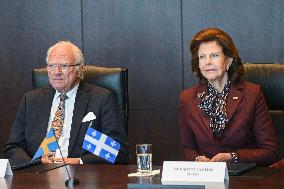 King Carl XVI Gustaf and Queen Silvia Visit Montreal