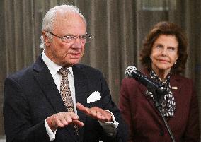 King Carl XVI Gustaf and Queen Silvia Visit Montreal