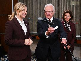 King Carl XVI Gustaf and Queen Silvia Visit Montreal