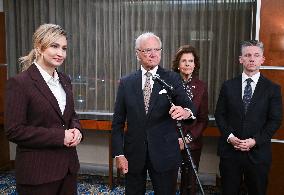 King Carl XVI Gustaf and Queen Silvia Visit Montreal