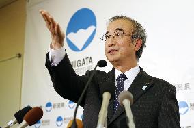 Niigata gov. OKs TEPCO's 1st nuclear reactor restart since Fukushima