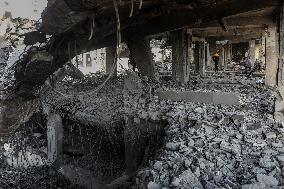 Israeli Airstrikes in Al-Zeitoun Neighborhood - Gaza