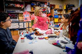 Queen Maxima Visits Mobiel Primary School - Amsterdam