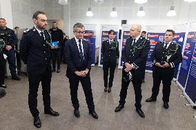 Gerald Darmanin visits La Sante Prison - Paris