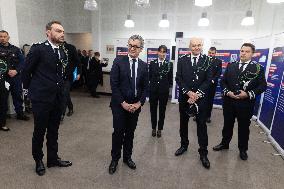 Gerald Darmanin visits La Sante Prison - Paris