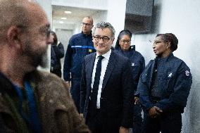 Gerald Darmanin visits La Sante Prison - Paris