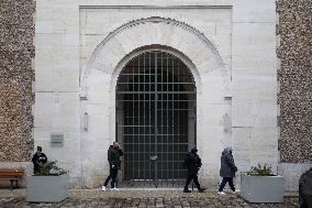 Gerald Darmanin visits La Sante Prison - Paris