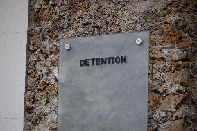 Gerald Darmanin visits La Sante Prison - Paris