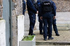 Gerald Darmanin visits La Sante Prison - Paris