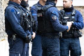 Gerald Darmanin visits La Sante Prison - Paris