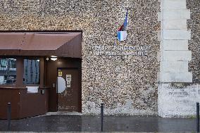 Gerald Darmanin visits La Sante Prison - Paris