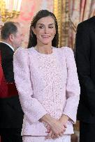 Spanish Royals At Royal Reception - Madrid