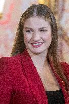 Spanish Royals At Royal Reception - Madrid