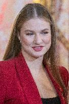 Spanish Royals At Royal Reception - Madrid