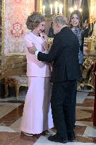 Spanish Royals At Royal Reception - Madrid