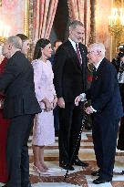 Spanish Royals At Royal Reception - Madrid