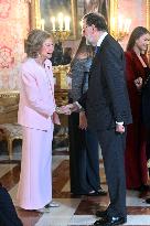 Spanish Royals At Royal Reception - Madrid