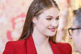 Spanish Royal Family At Golden Fleece Award Ceremony - Madrid