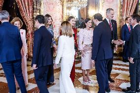 Spanish Royal Family At Golden Fleece Award Ceremony - Madrid