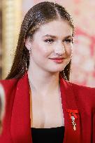 Spanish Royal Family At Golden Fleece Award Ceremony - Madrid