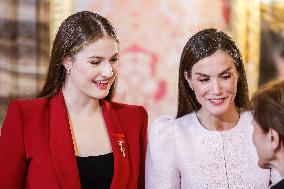 Spanish Royal Family At Golden Fleece Award Ceremony - Madrid