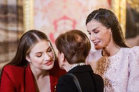 Spanish Royal Family At Golden Fleece Award Ceremony - Madrid