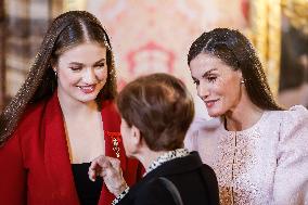 Spanish Royal Family At Golden Fleece Award Ceremony - Madrid